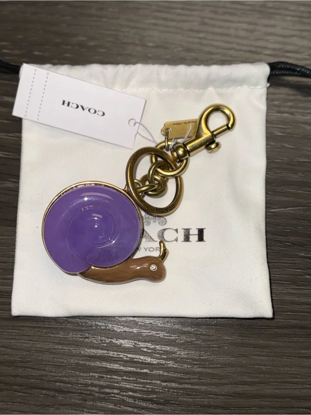Coach Snail Bag Charm